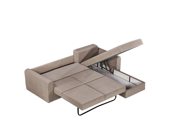 BEYZA Ecksofa 2-Sitzer mit Liegefunktion