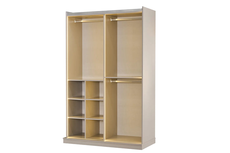 Schiebeschrank 160 cm (Glastür)