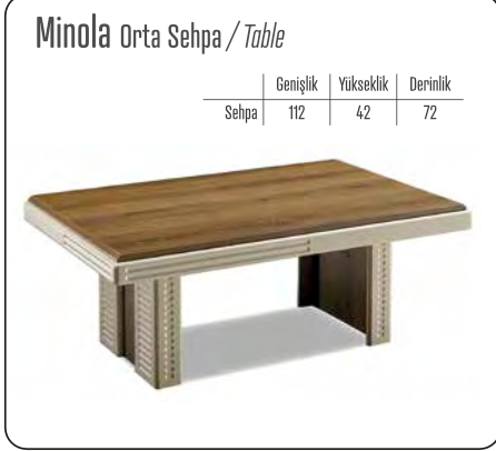 Image swatch MİNOLA Couchtisch