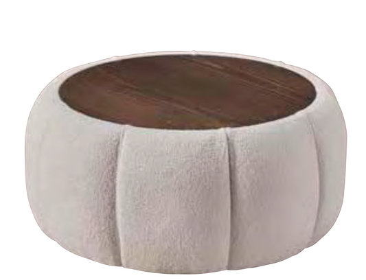 Lucas / Aren Holz-Pouf