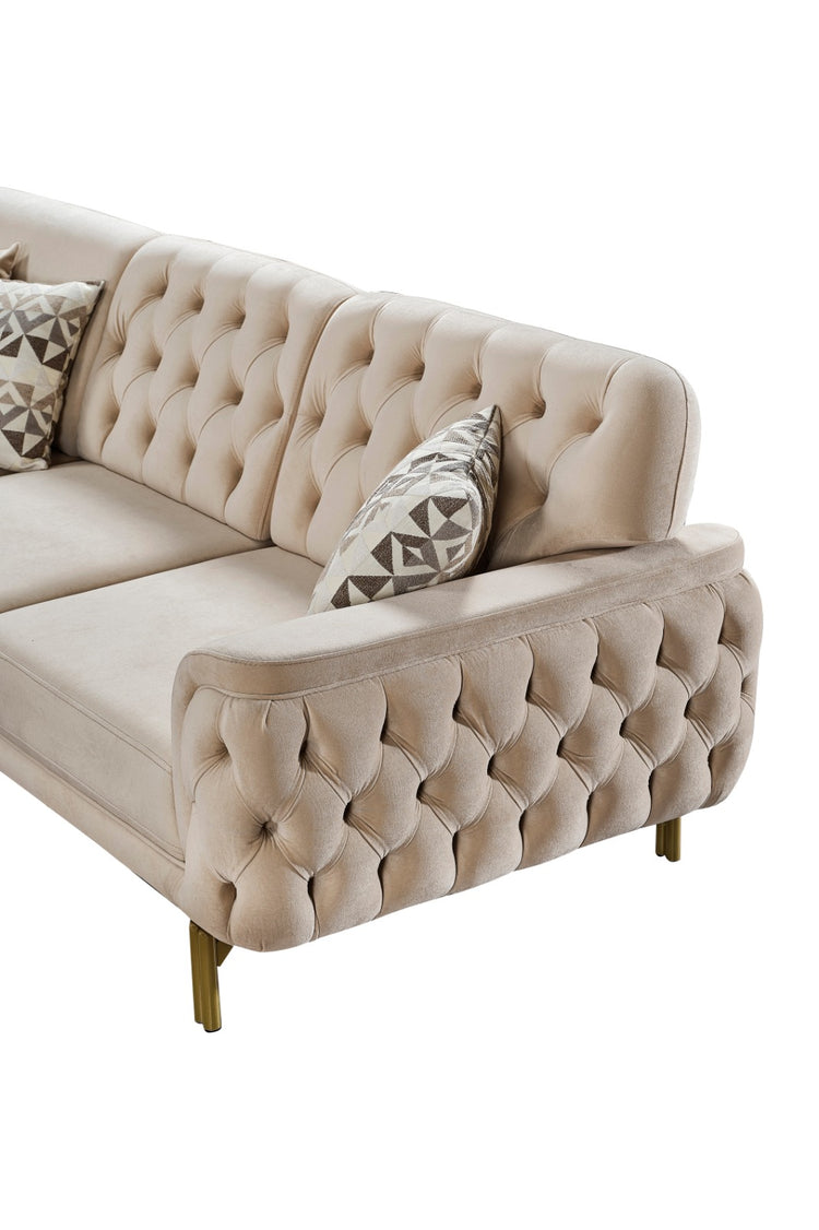 Lexus Gestepptes Ecksofa