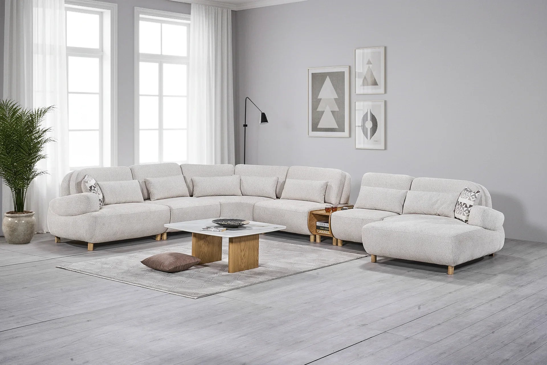 Löwen-Ecksofa