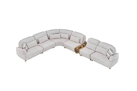 LİON Ecksofa Beistelltisch