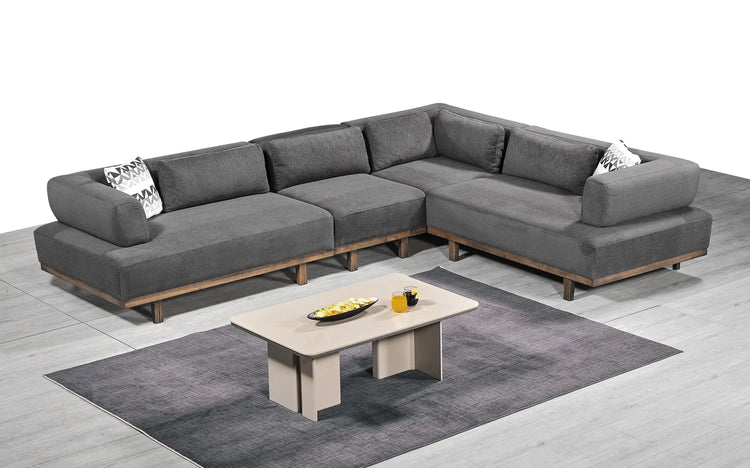 LUCAS Ecksofa Beistelltisch