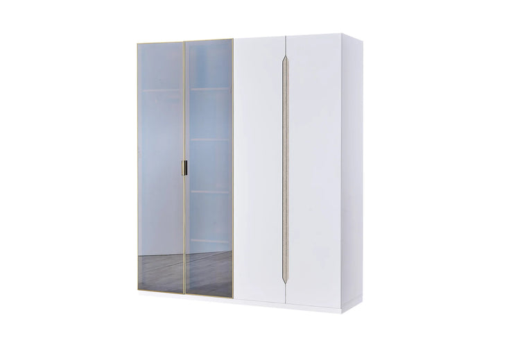ATHENA 4-türiger Schrank (Holztür)