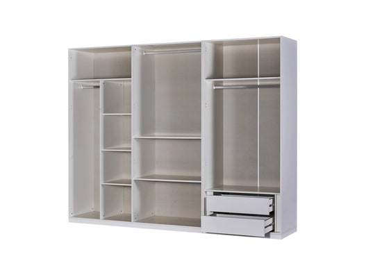 ATHENA 2-türiger Schrank (Glastür)