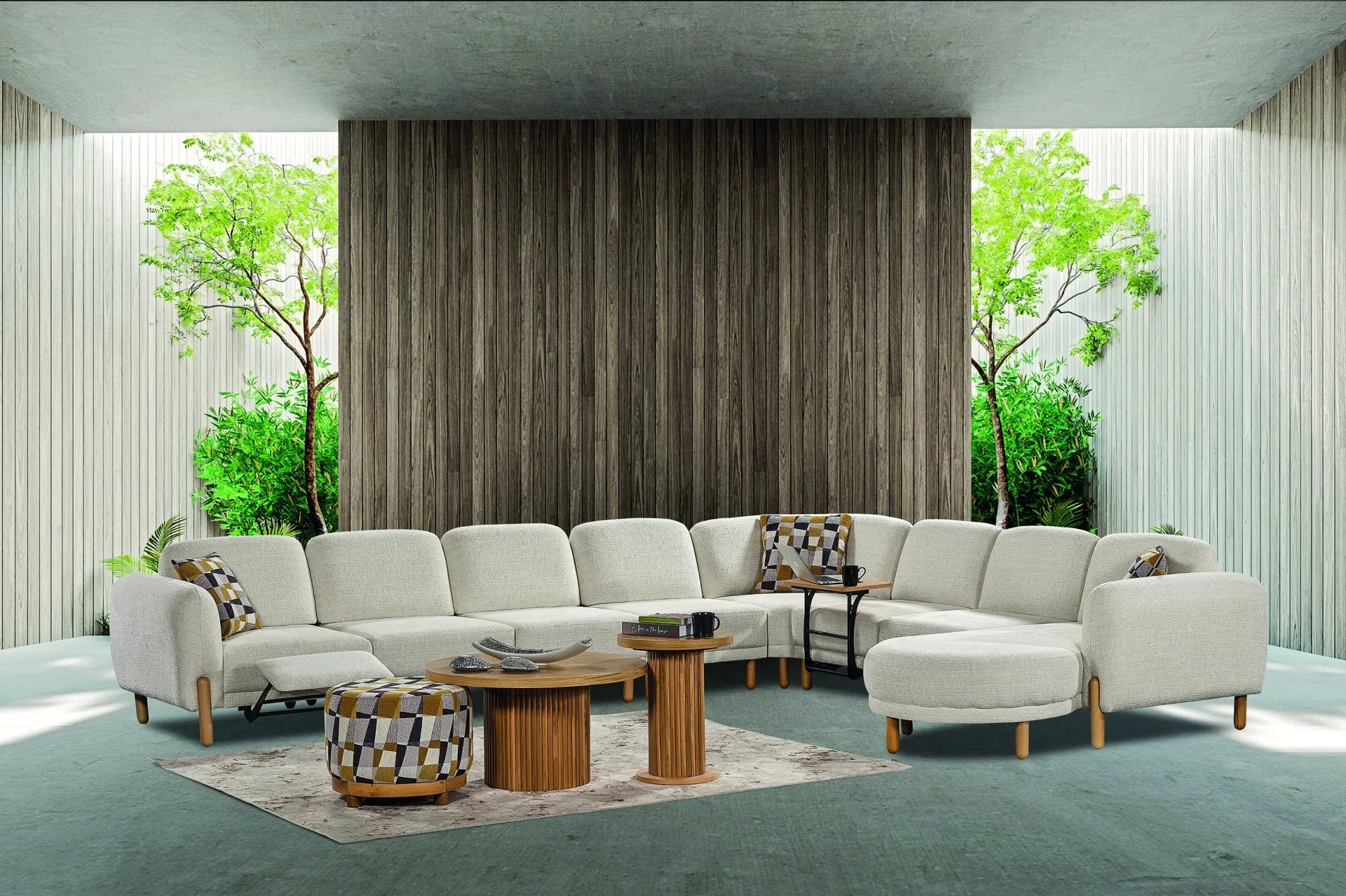 Ecksofa-Set in Akua