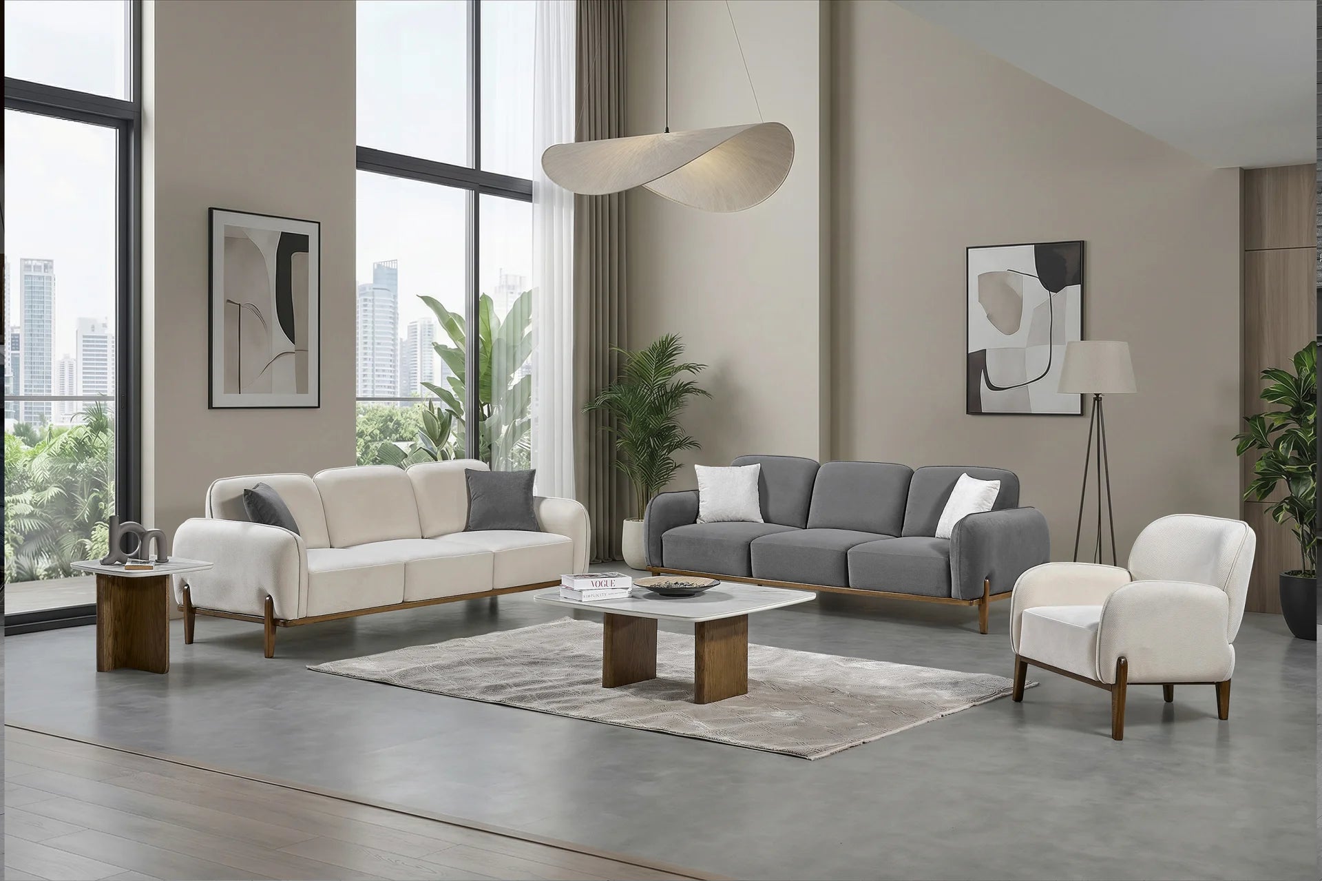 MELİSA Sofagarnitur Komplettset