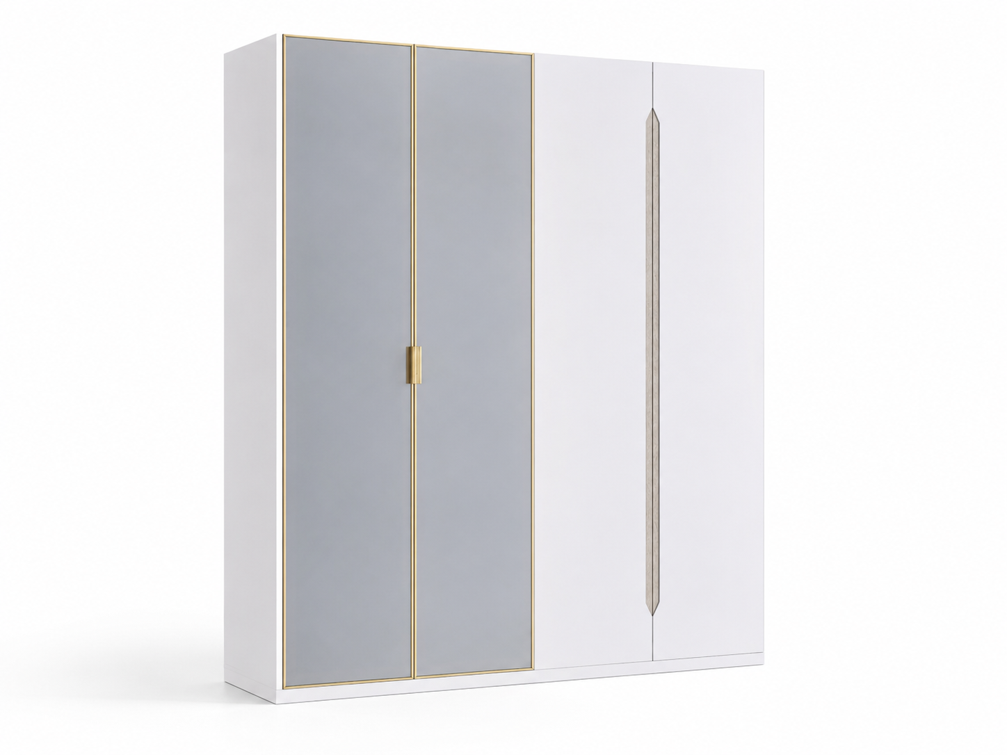 ATHENA 4-Door Cabinet (Glass Door)