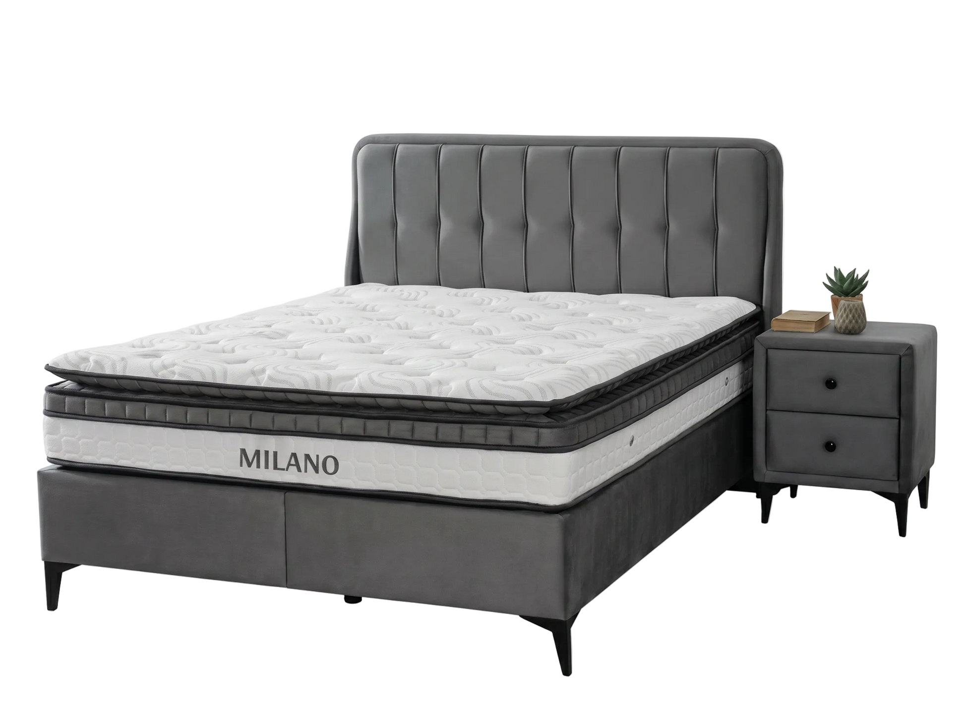 Milano Bett-Set mit Matratze