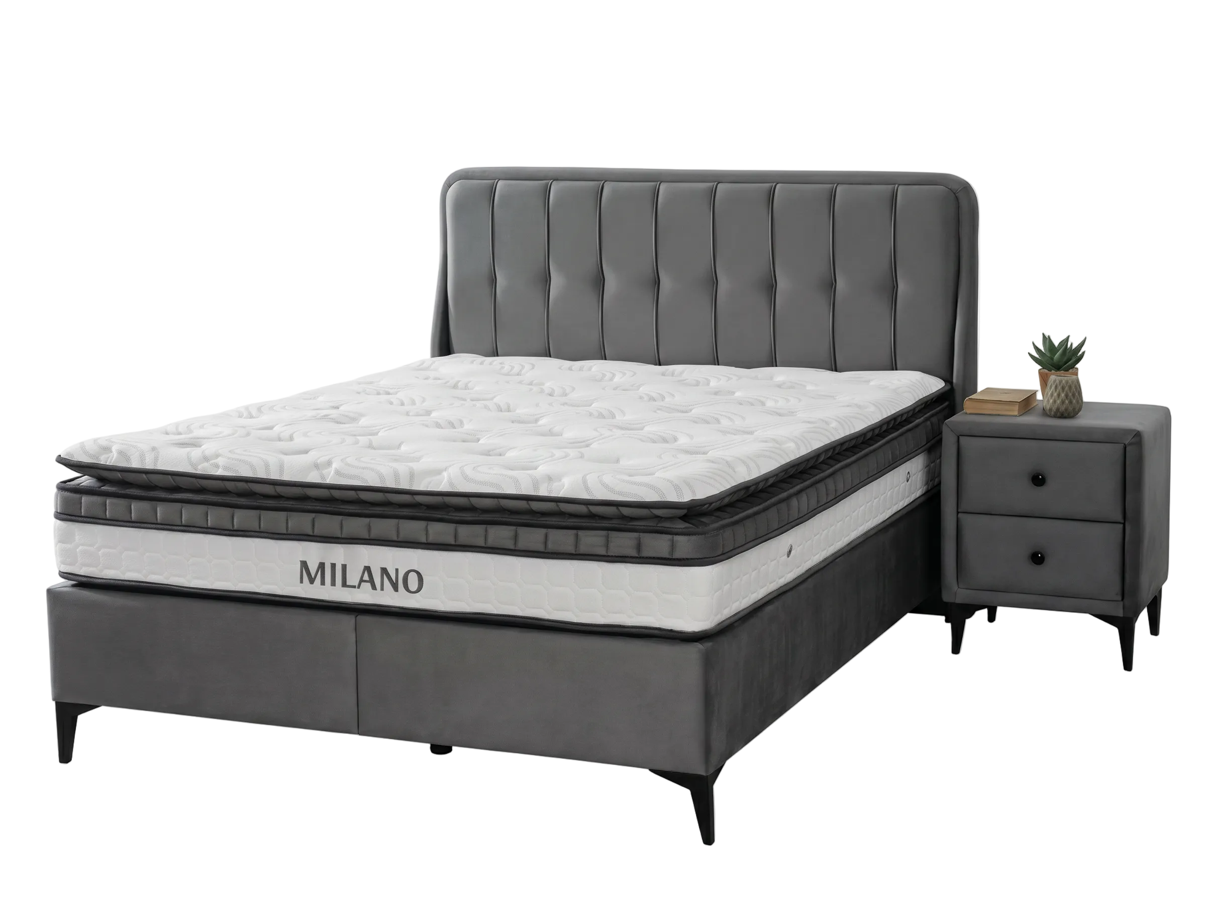 Milano Bett-Set mit Matratze