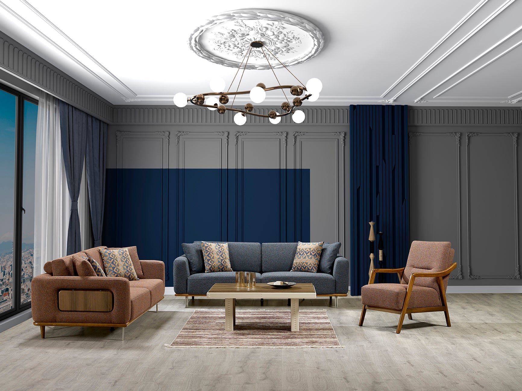 Minola Sofa Set