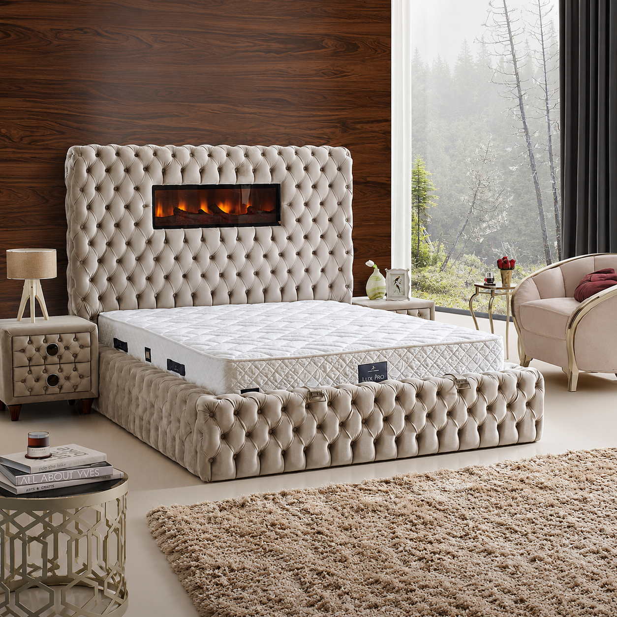 Sömineli Lux Bett-Set