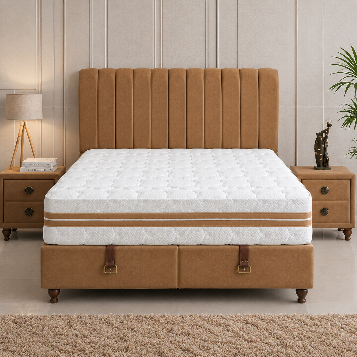 Visco Plus Bett-Set mit Matratze