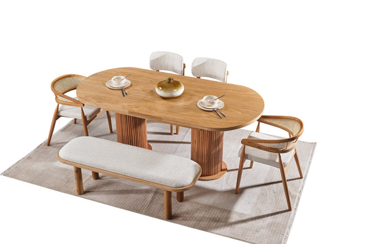 Akua Esszimmer Holzbezogene Stühle (6 Stück)