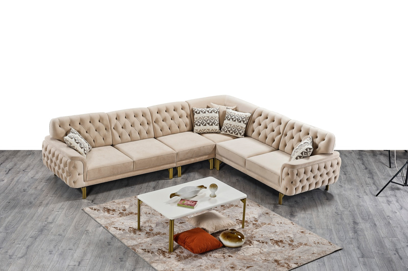 Lexus Gestepptes Ecksofa