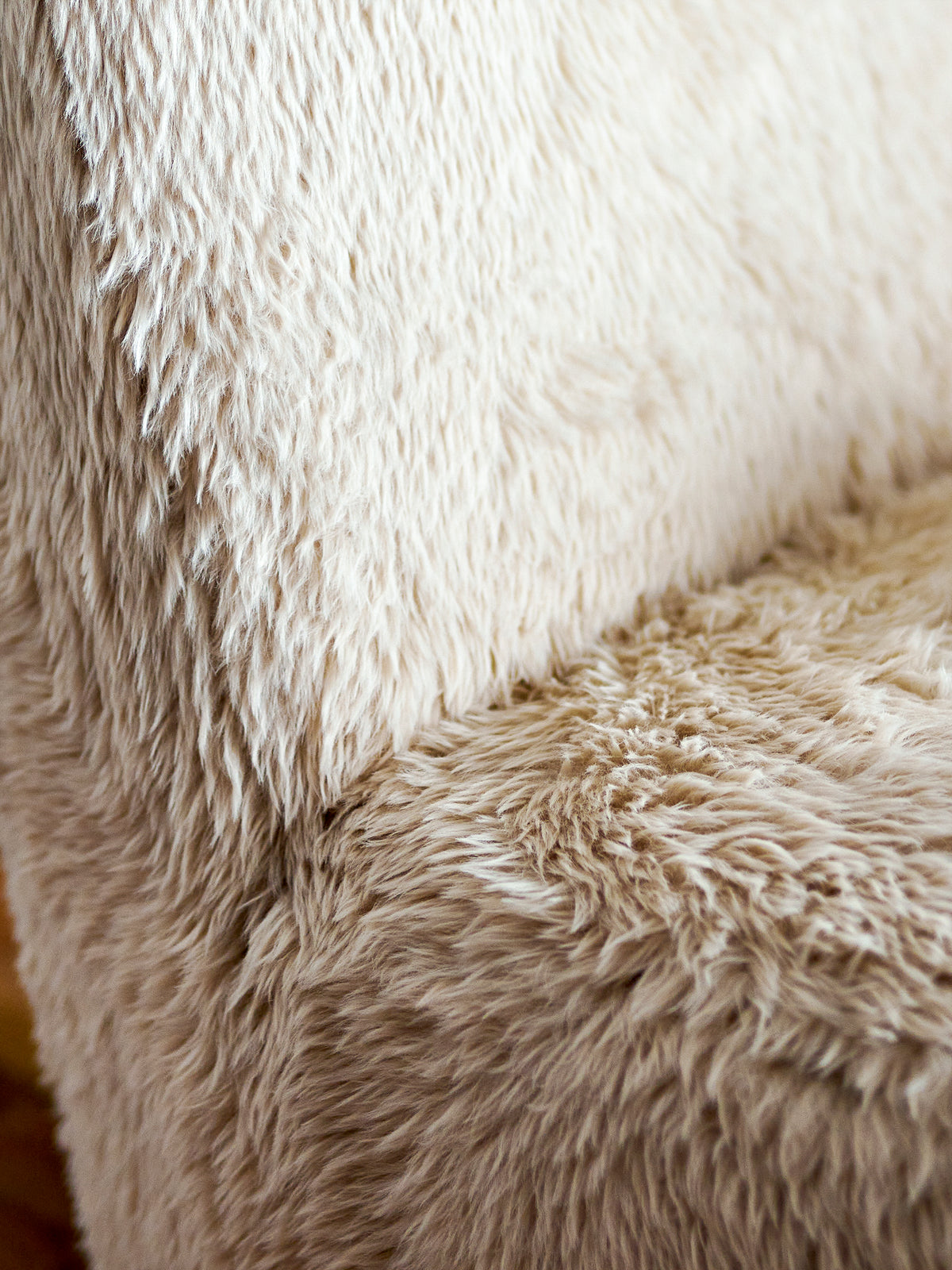 Yvona Loungesessel – Natur, FSC® 100%, Gummibaumholz