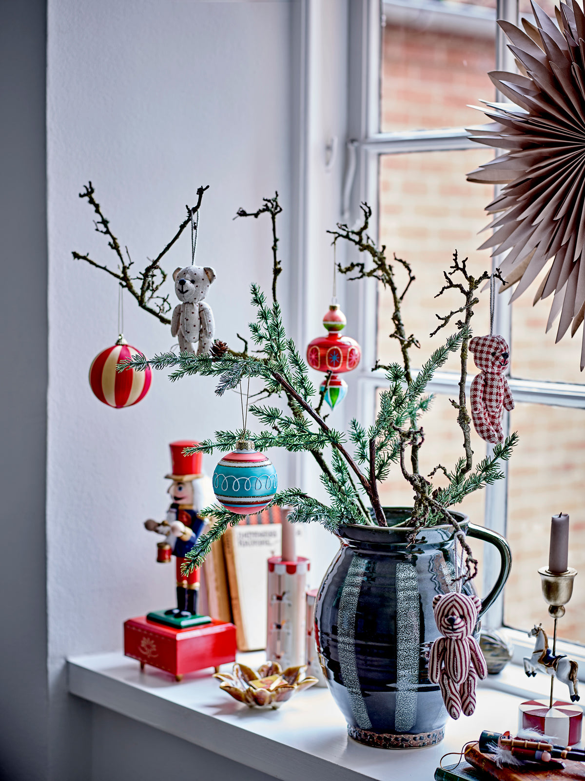 Kota Weihnachtsanhänger – Bunt, Glas