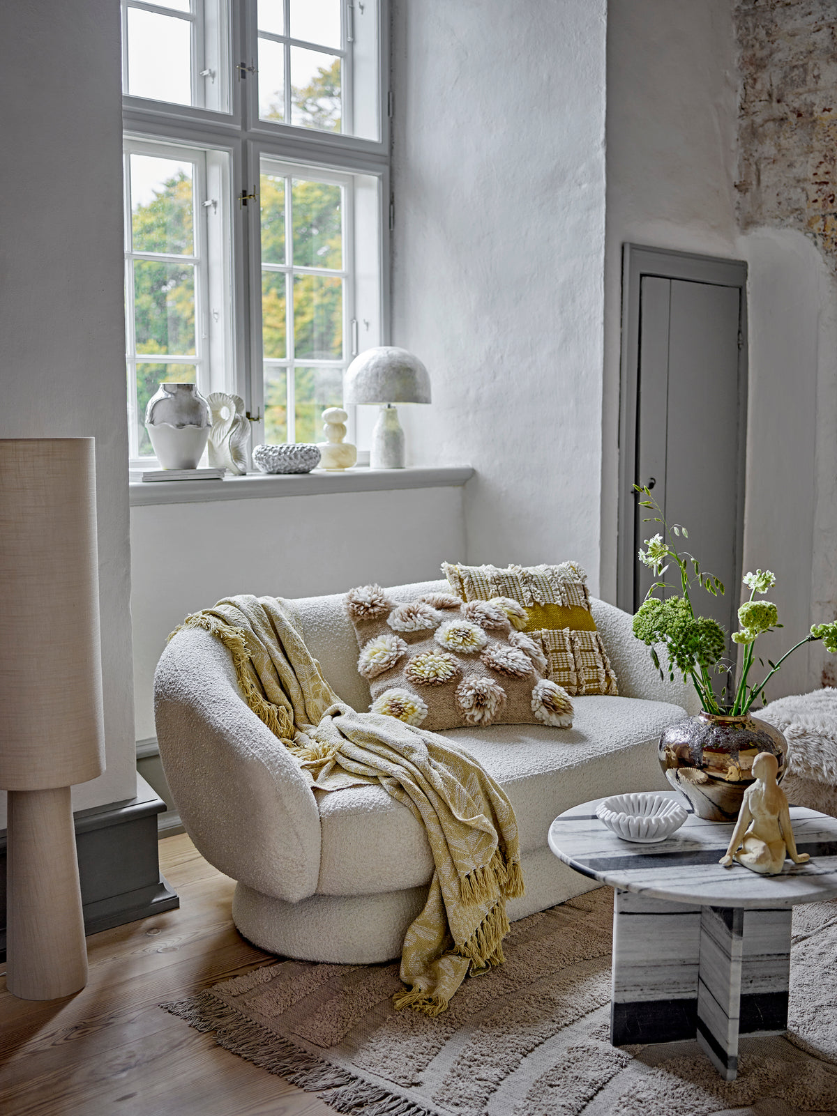 Emmie Stehlampe – Natur, Leinen