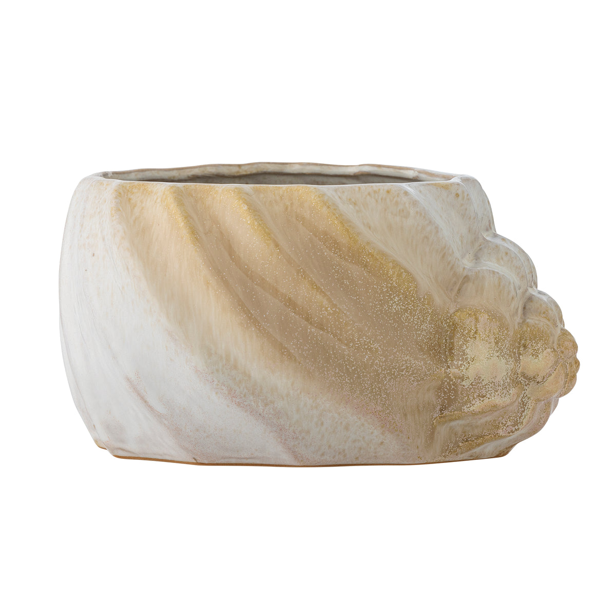 Corelia Blumentopf – Braun, Steingut