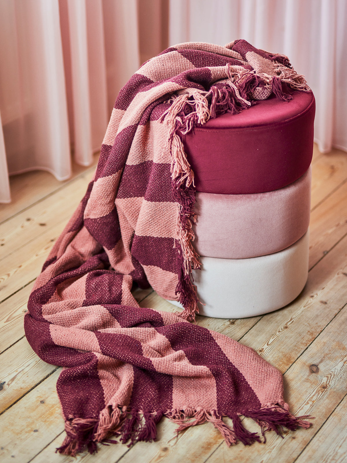 Bilbao Pouf – Bunt, Polyester