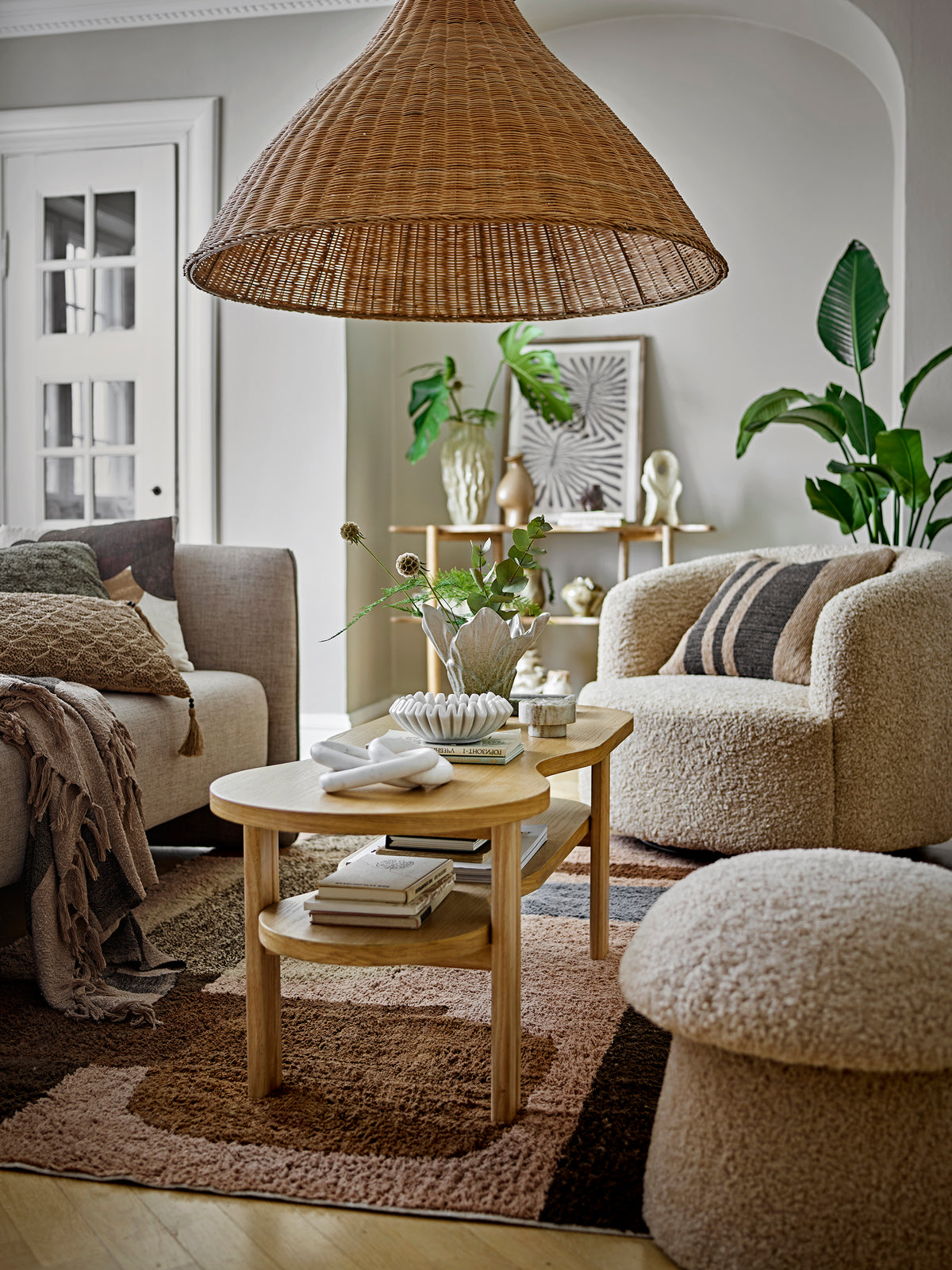 Bocca Loungesessel – Natur, Polyester