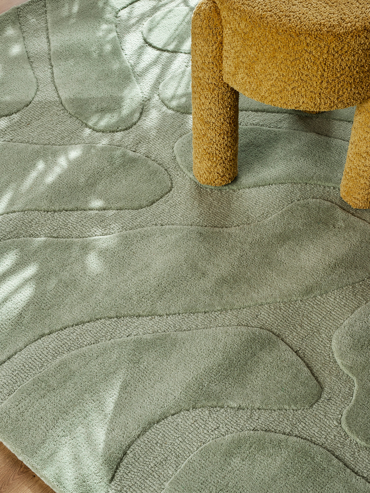 Darlington Teppich – Grün, Wolle