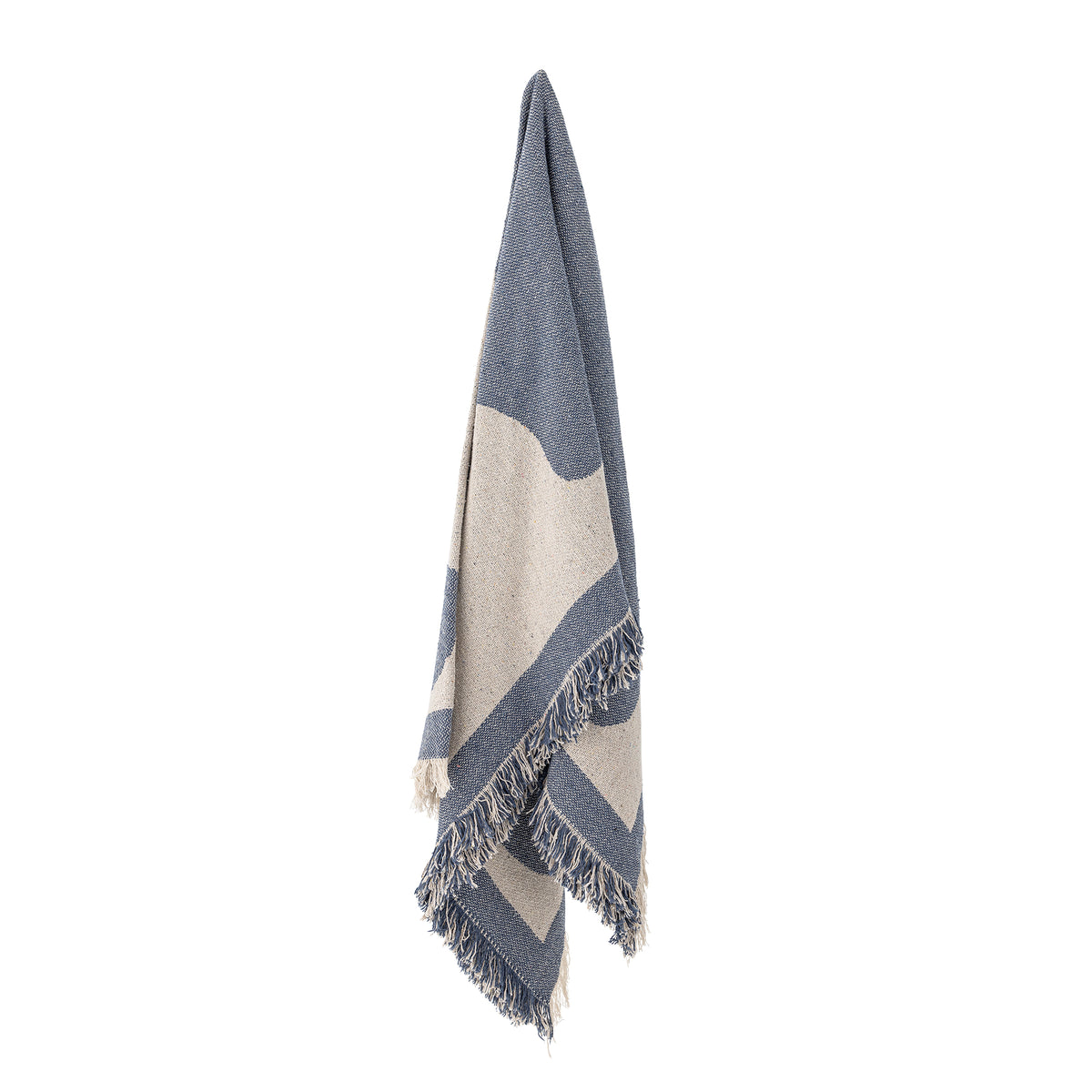 Ethan Decke – Blau, Recycelte Baumwolle