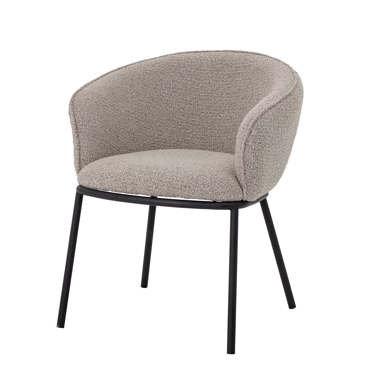 Cortone Esszimmerstuhl – Grau, Polyester