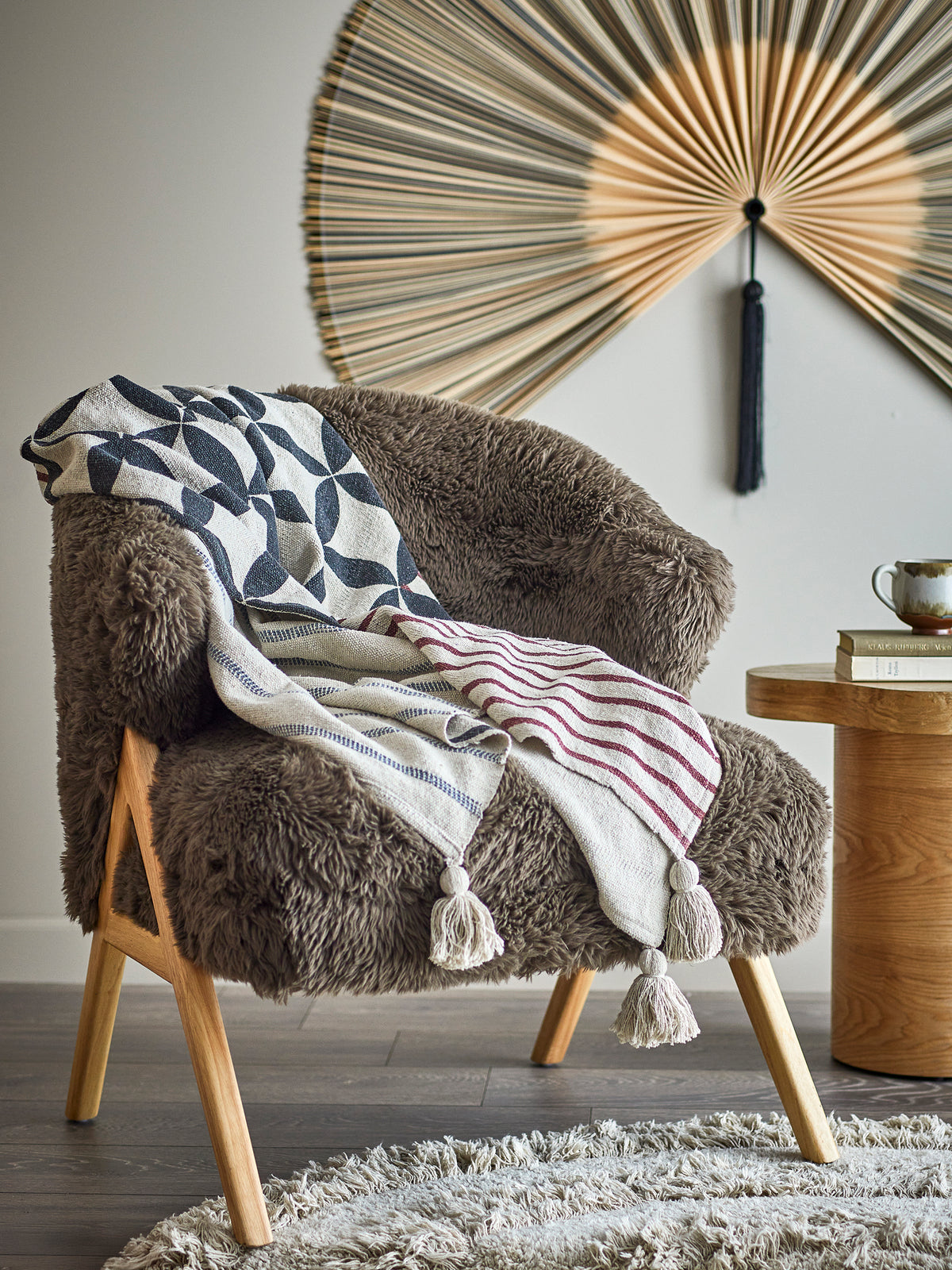 Forma Decke – Natur, Recycelte Baumwolle
