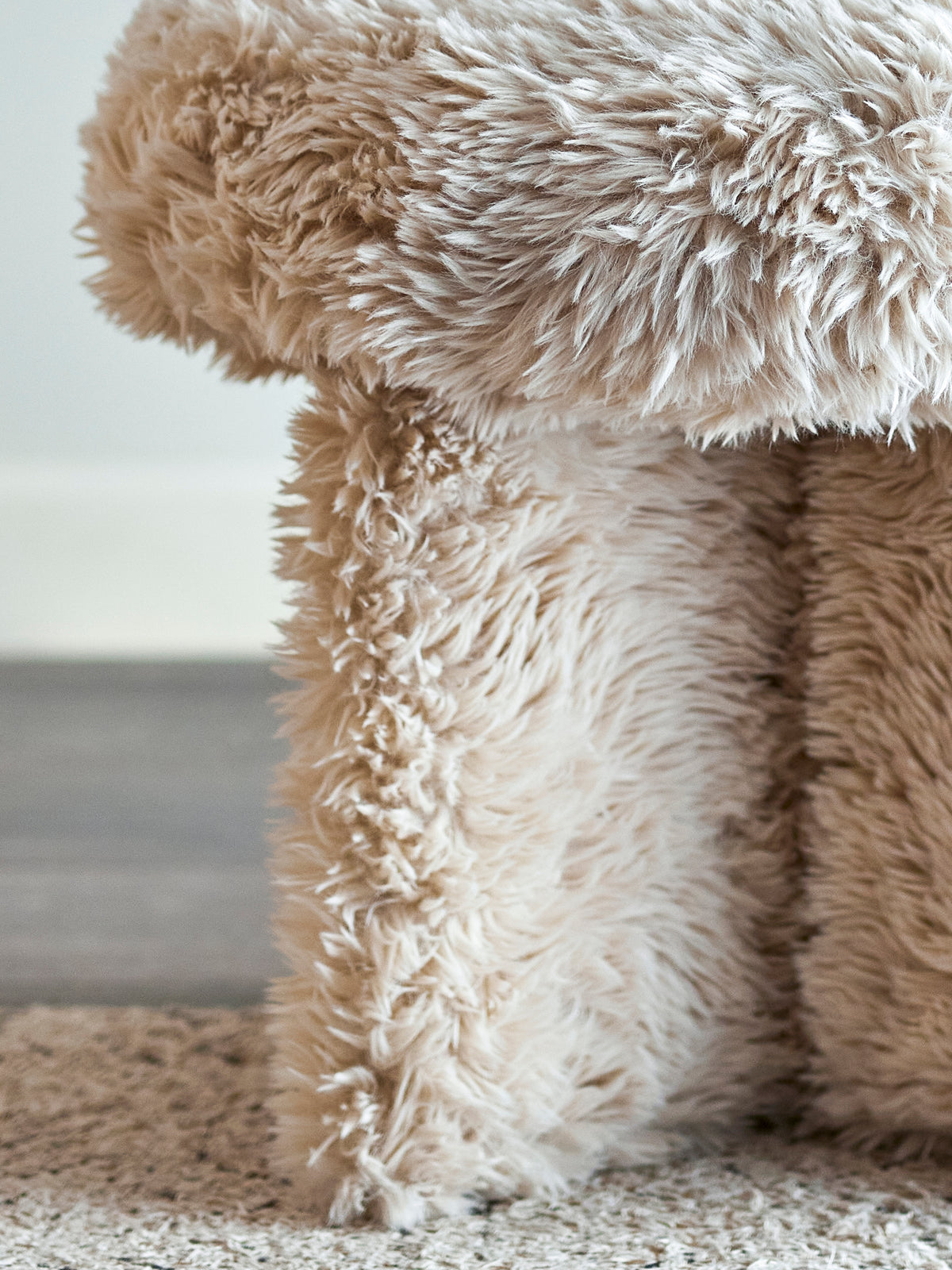 Frikka Pouf – Natur, Polyester
