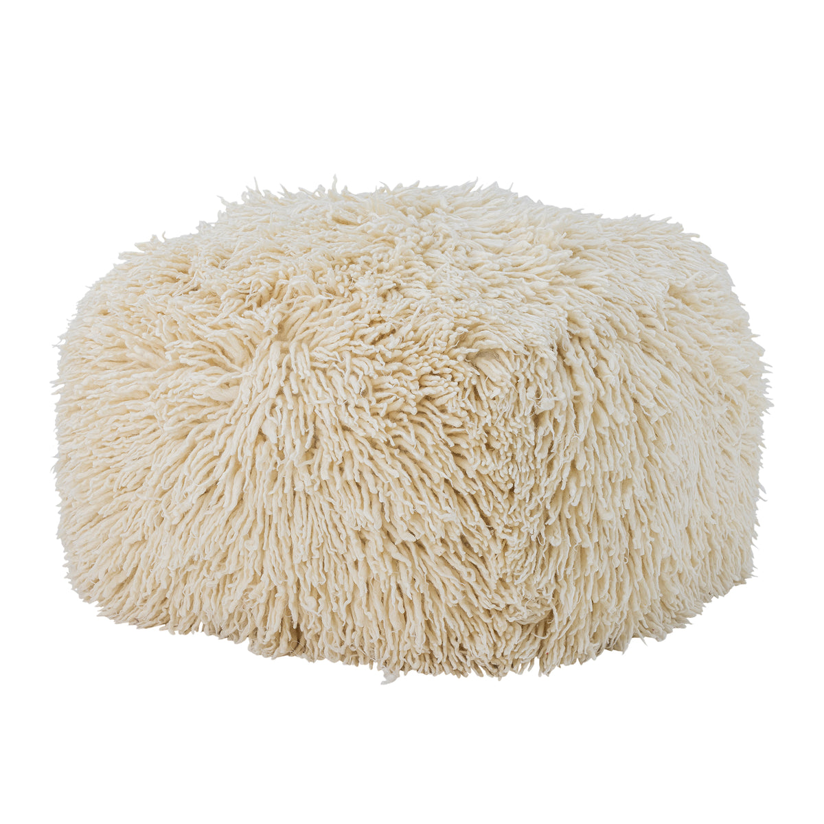 Lomba Pouf – Natur, Wolle
