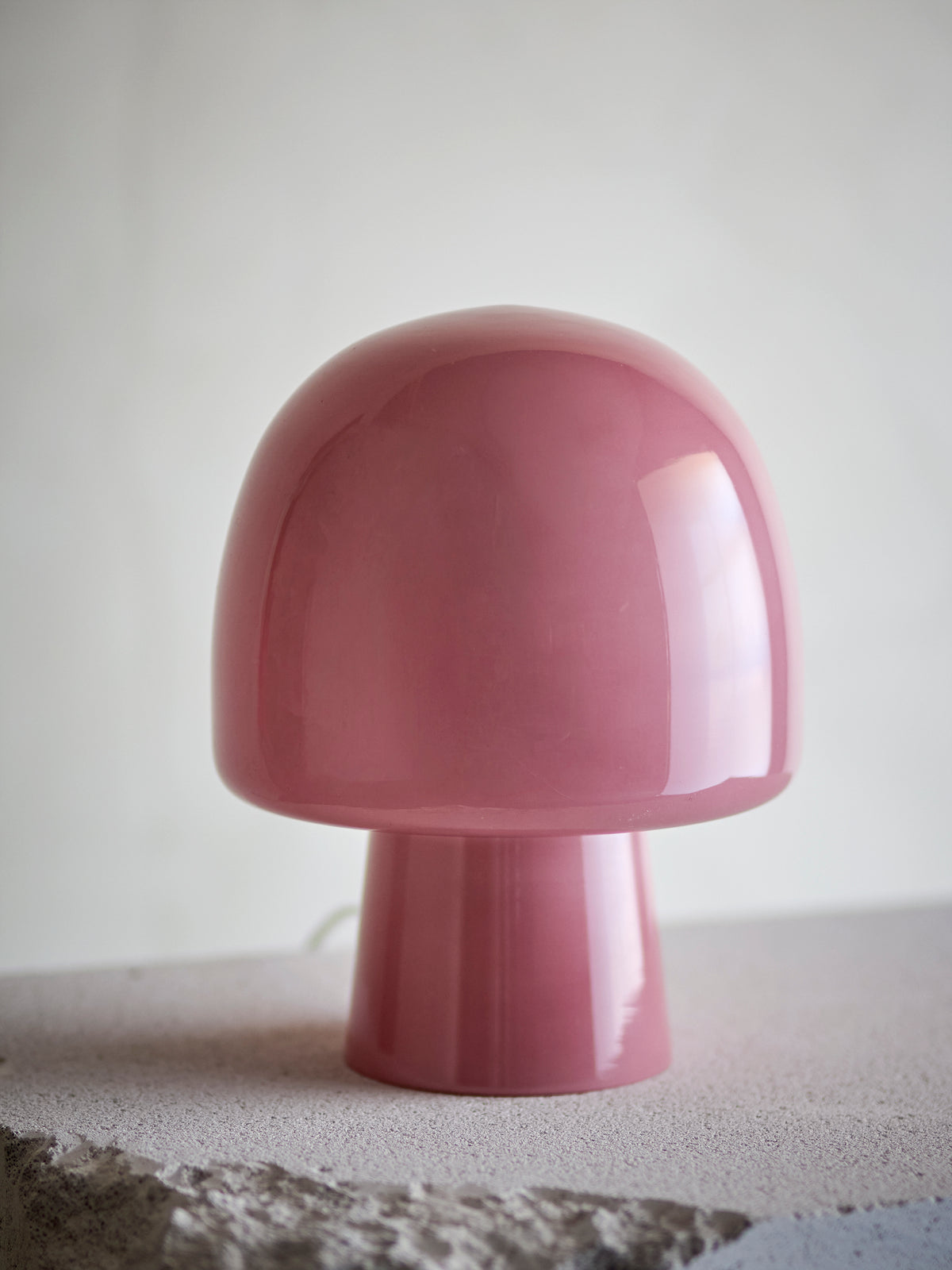 Paddy Tischlampe – Rosé, Glas