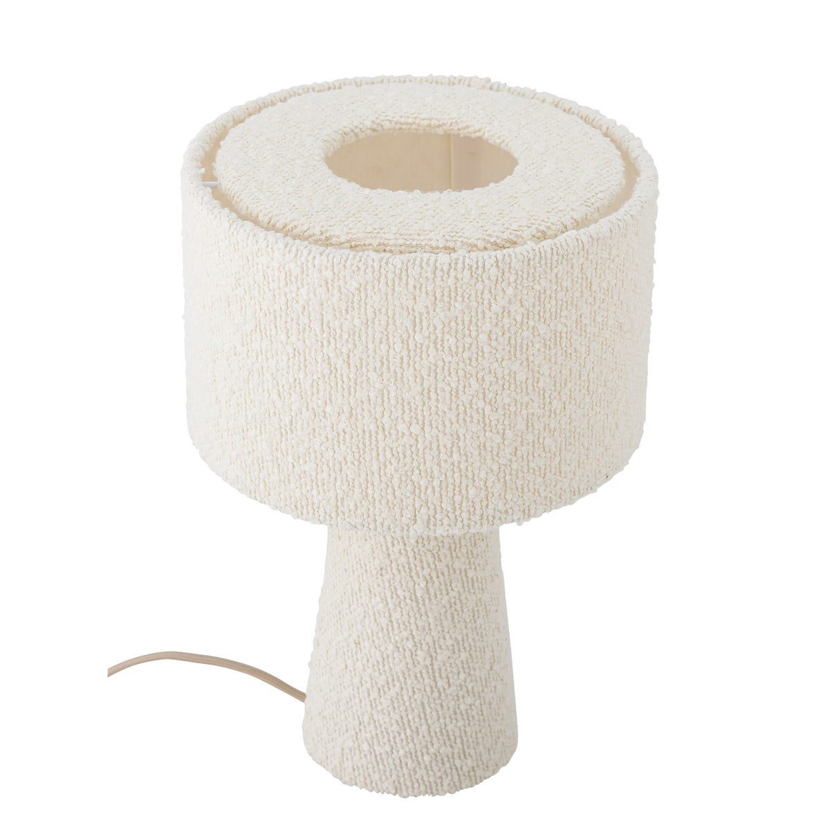 Emmie Tischlampe – Weiss, Polyester