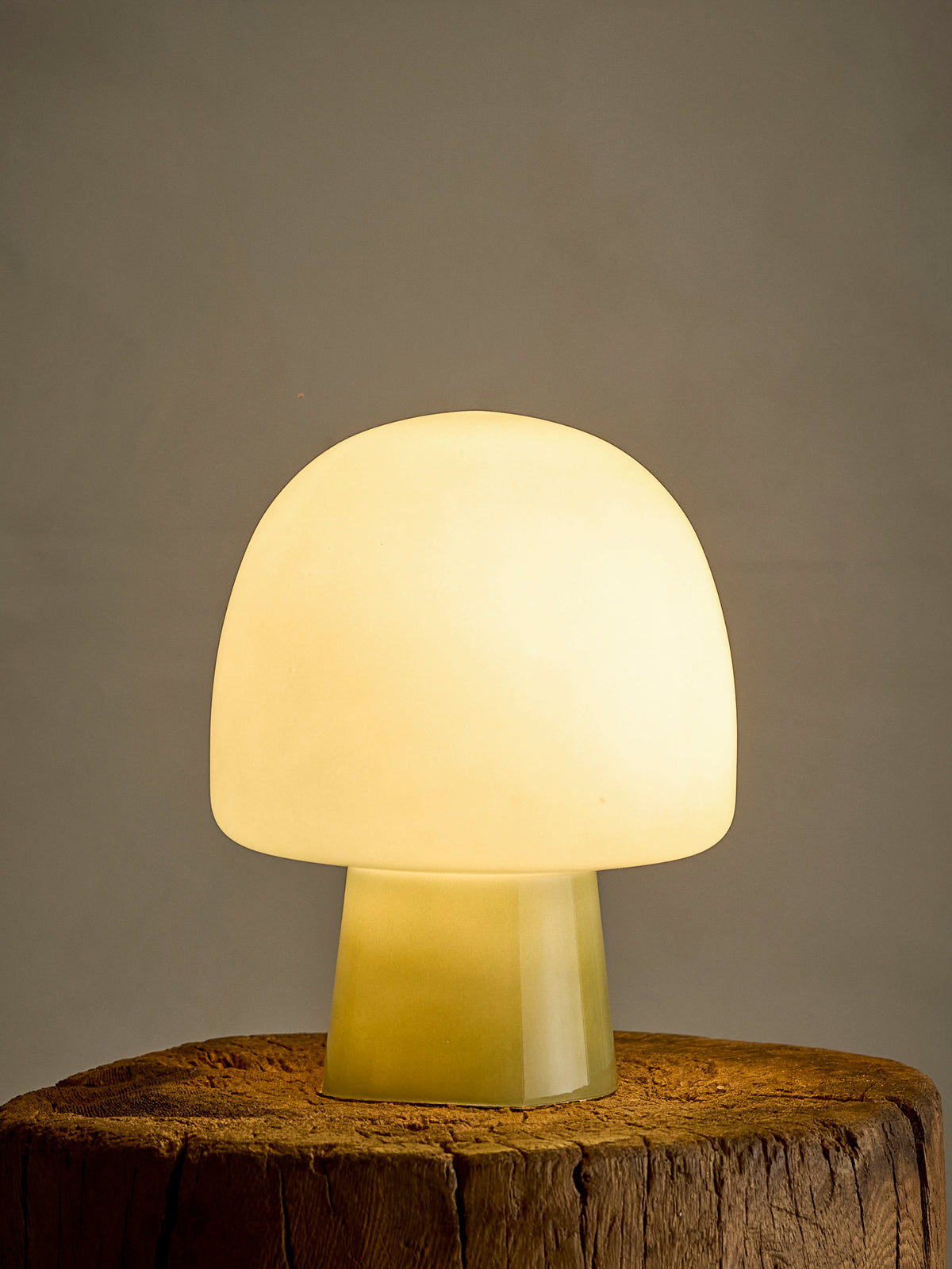Paddy Tischlampe – Grün, Glas