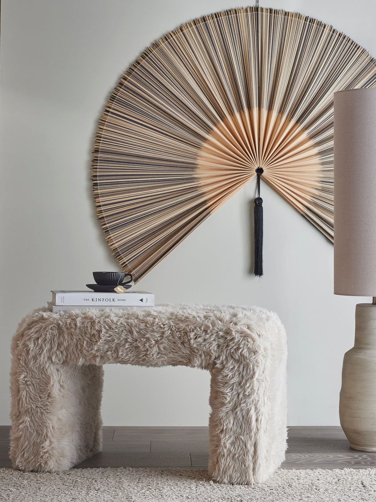 Bobbie Hocker – Natur, Polyester (rechteckig)