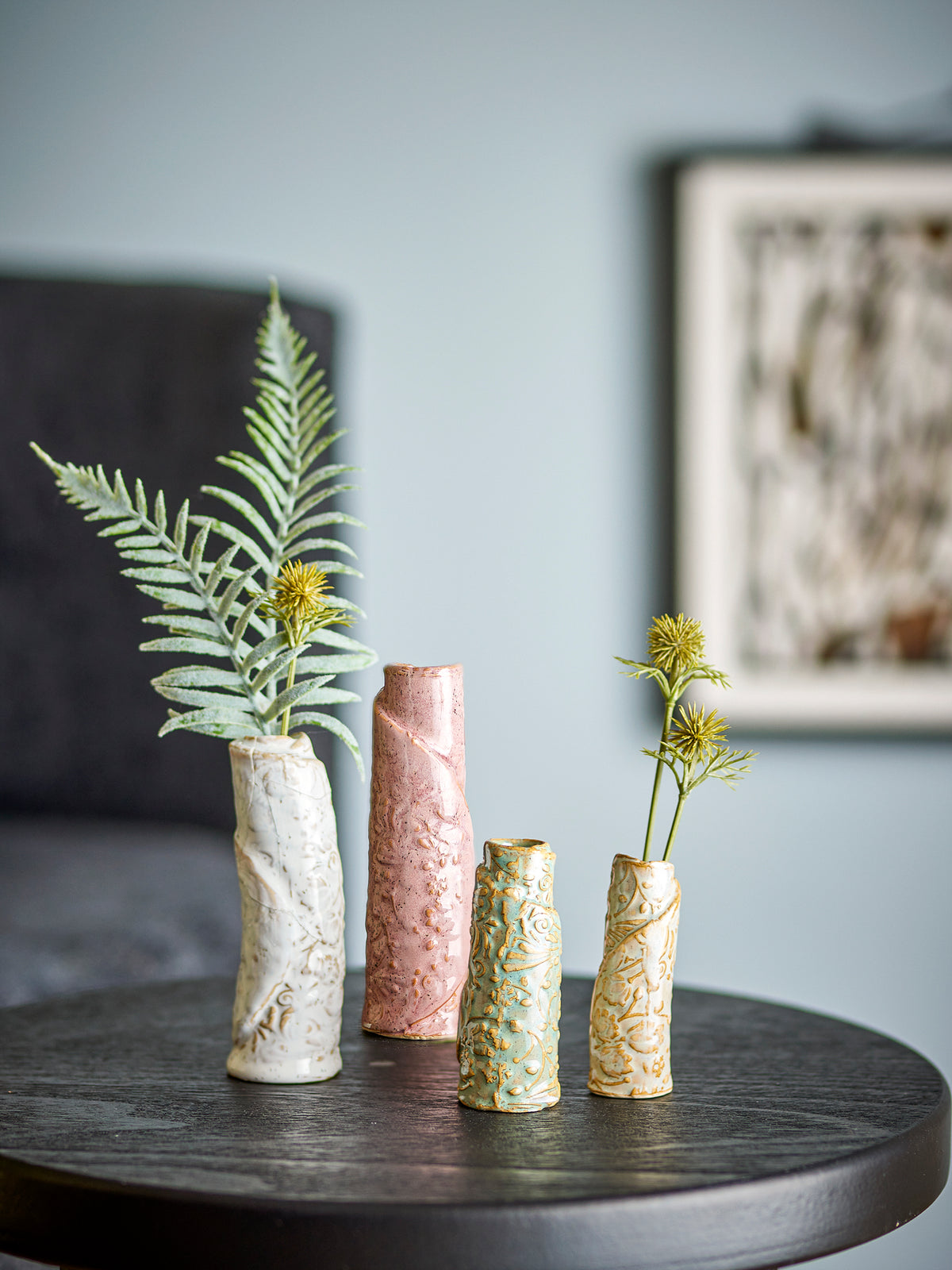 Temple Vase – Bunt, Steingut