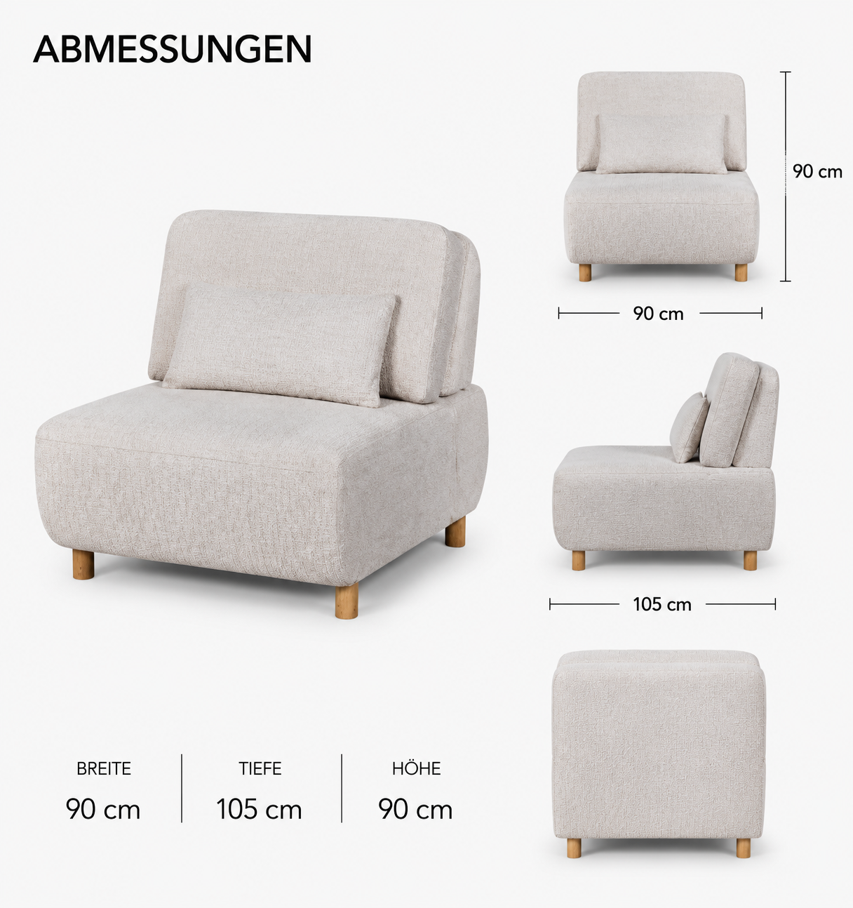 Lion Ecksofa Modul 90 cm