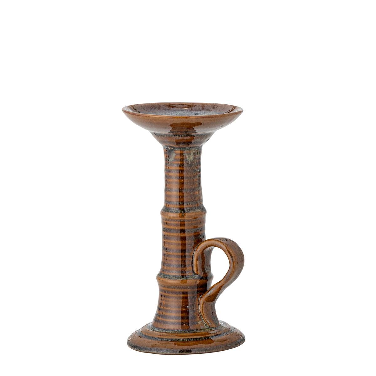 Rigby Kerzenhalter – Braun, Steingut