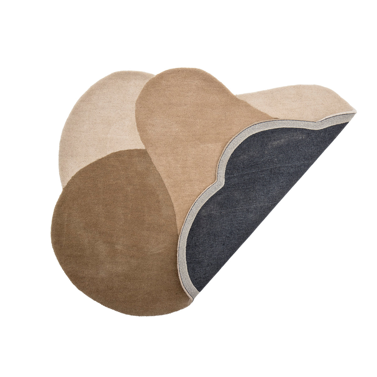 Denton Teppich – Braun, Wolle