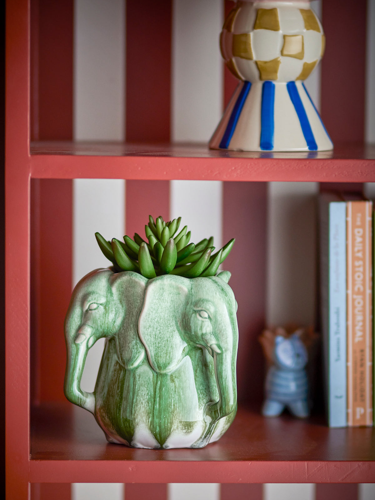 Pontus Vase – Grün, Steingut