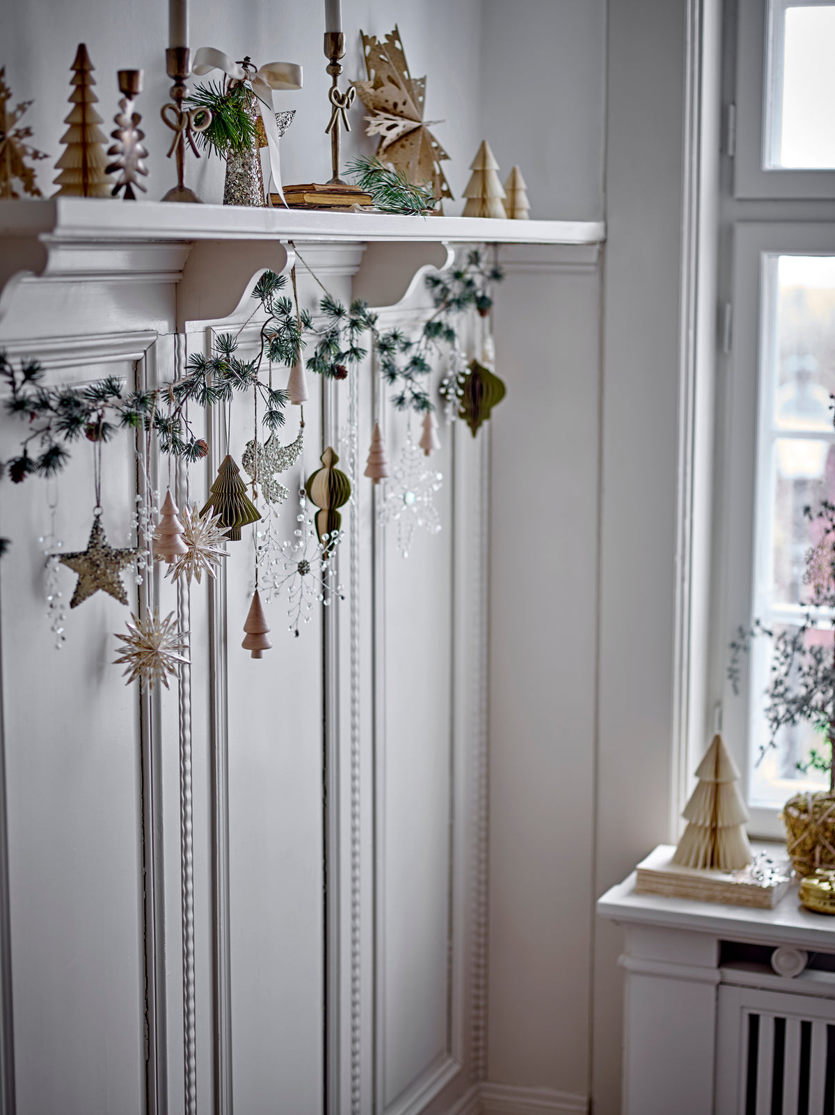 Jivani Weihnachtsanhänger – Natur, Schima-Holz