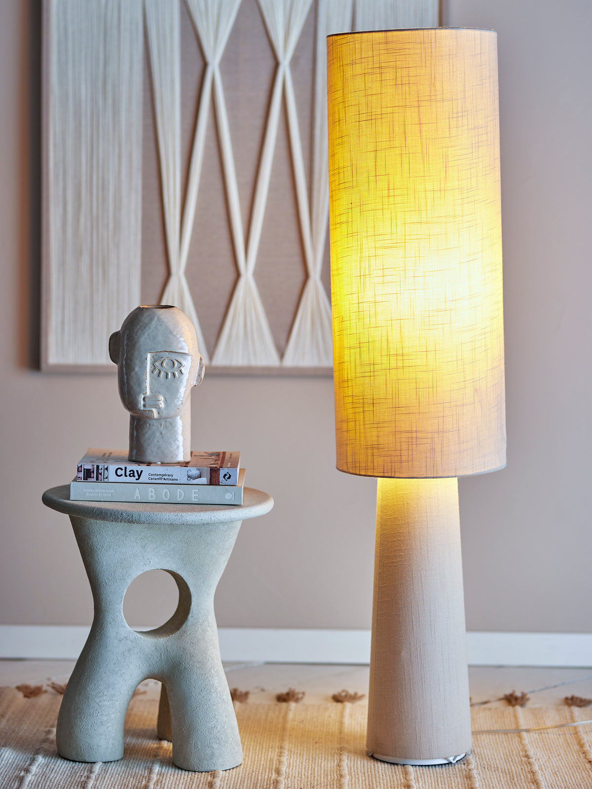 Emmie Stehlampe – Natur, Leinen