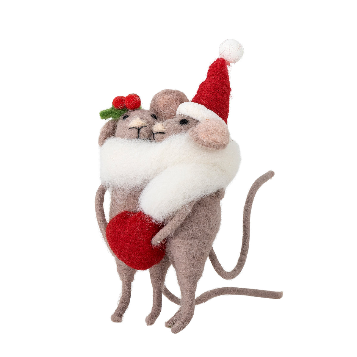 Peo Weihnachtsanhänger – Grau, Wolle