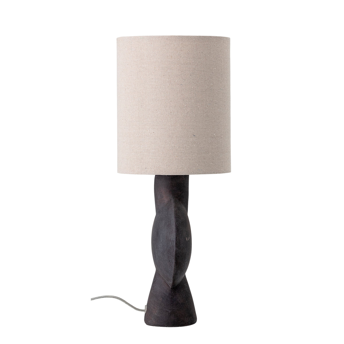 Sergio Tischlampe – Braun, Steingut