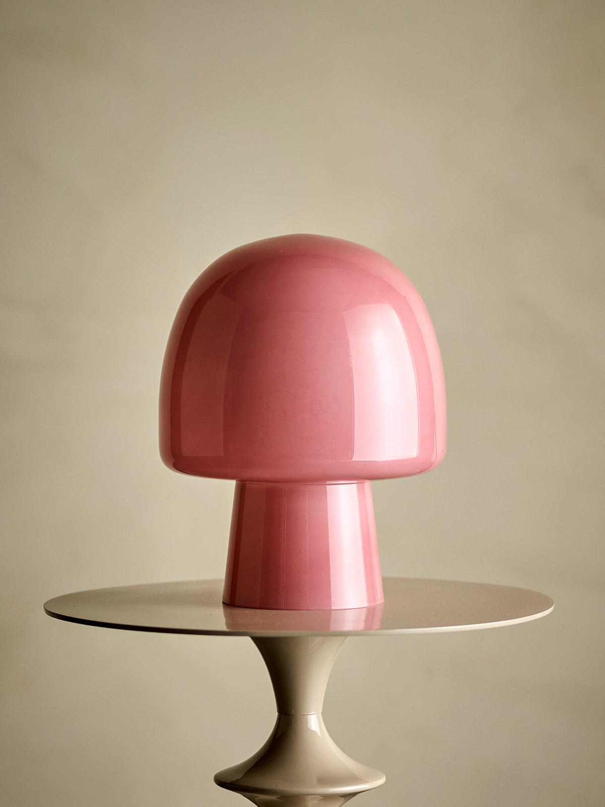 Paddy Tischlampe – Rosé, Glas