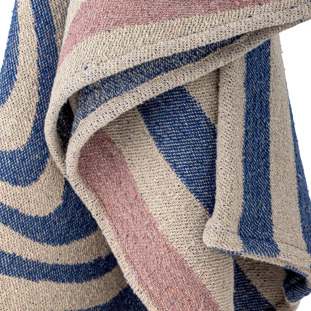 Arlie Decke – Blau, Recycelte Baumwolle