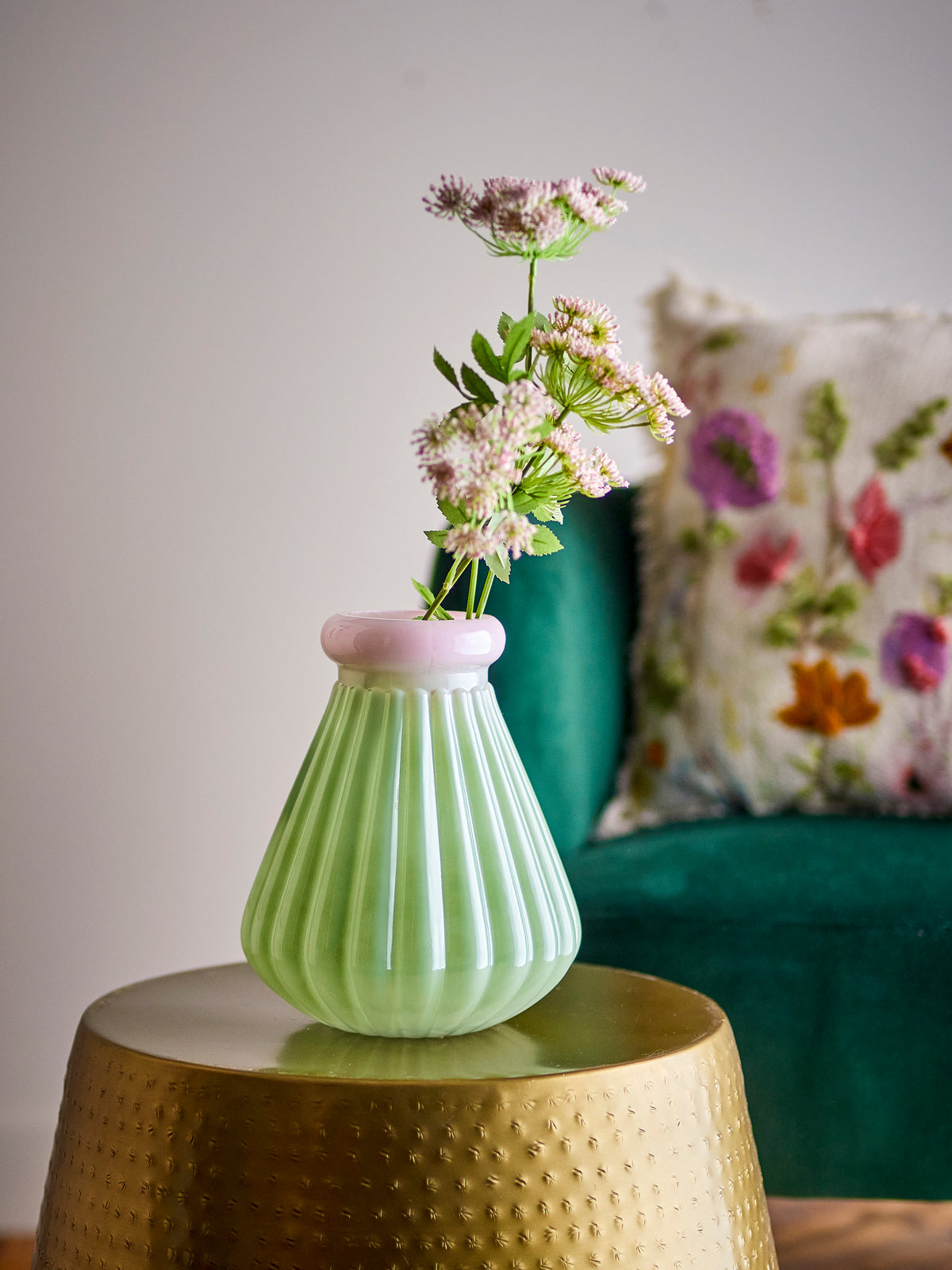 Judith Vase – Grün, Glas