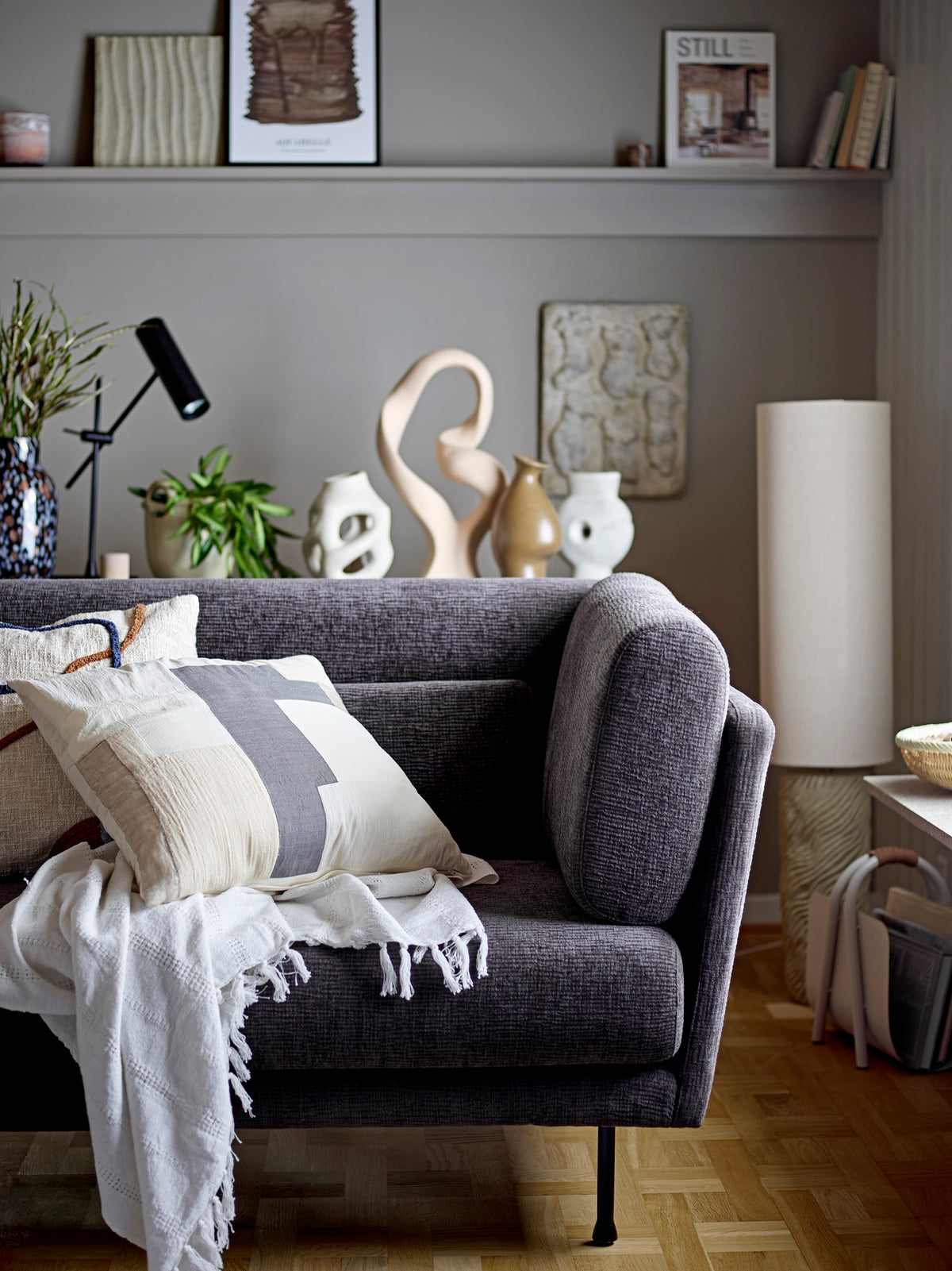 Payah Stehlampe – Natur, Steingut