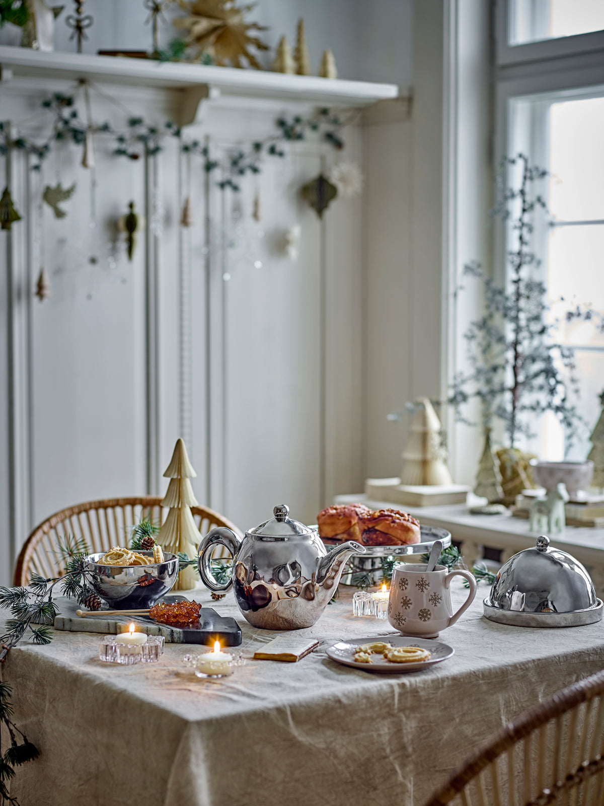 Dania Teelichthalter – Transparent, Glas
